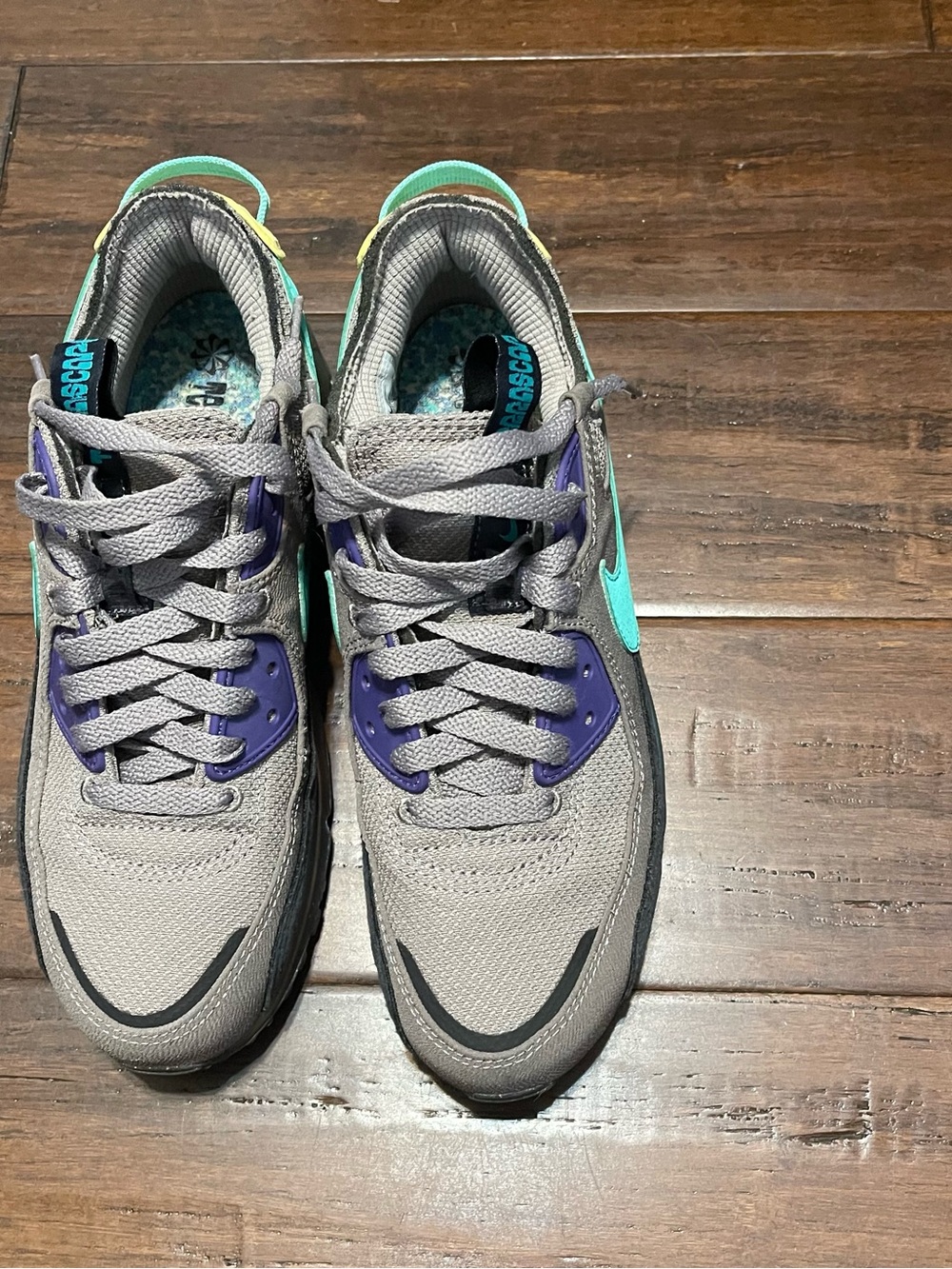 Nike Air Max Terrascape 90 Moon Fossil Light Menta Size 8 EUC